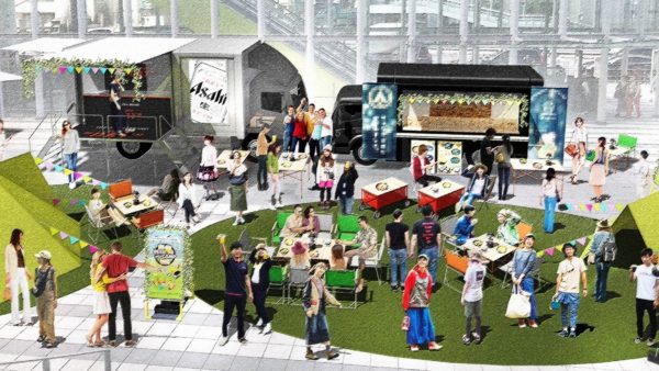 アサヒスーパードライ＆キャンプグルメで“街キャン”「BEER CAMP PROJECT 2022」を開催